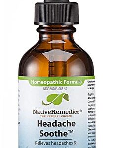 Native Remedies Headache Soothe Fórmula Homeopática 59ml - Alívio Natural para Dores de Cabeça