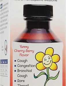 NatraBio Children's Cough Syrup Cherry Berry -- 4 fl oz