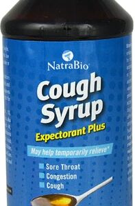 NatraBio Xarope para Tosse Expectorante Plus - 237ml | Alívio Respiratório Natural
