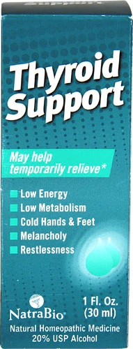 NatraBio Thyroid Support - Suporte para Tireoide 30ml