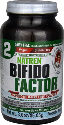 Natren Bifido Factor 2 Probiótico em Pó Sem Lactose - 85g