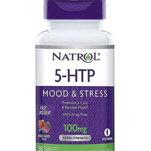 Comprar natrol 5-htp mood & stress mixed berry -- 100 mg - 30 tablets preço no brasil 5-htp mood health suplementos em oferta vitamins & supplements suplemento importado loja 157 online promoção -