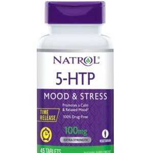 Comprar natrol 5-htp mood & stress time release -- 100 mg - 45 tablets preço no brasil 5-htp suplementos nutricionais suplemento importado loja 197 online promoção -