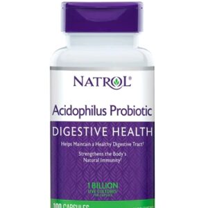 Comprar natrol acidophilus probiotic digestive health -- 100 mg - 100 capsules preço no brasil acidophilus probiotics suplementos em oferta vitamins & supplements suplemento importado loja 257 online promoção -