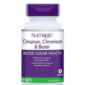 Comprar natrol cinnamon, chromium & biotin -- 60 tablets preço no brasil blood sugar health body systems, organs & glands suplementos em oferta vitamins & supplements suplemento importado loja 61 online promoção -