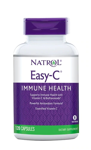 Natrol Easy-C Immune Health 500mg - 120 Cápsulas Vegetarianas para Imunidade