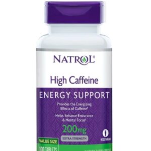 Comprar natrol high caffeine -- 200 mg - 100 tablets preço no brasil eleuthero energy herbs & botanicals suplementos em oferta suplemento importado loja 61 online promoção -