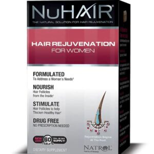Natrol NuHair™ Hair Regrowth For Women -- 60 Tablets