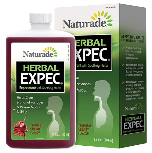 Naturade Herbal Expec® Xarope Natural Sabor Cereja 260ml - Alívio Respiratório