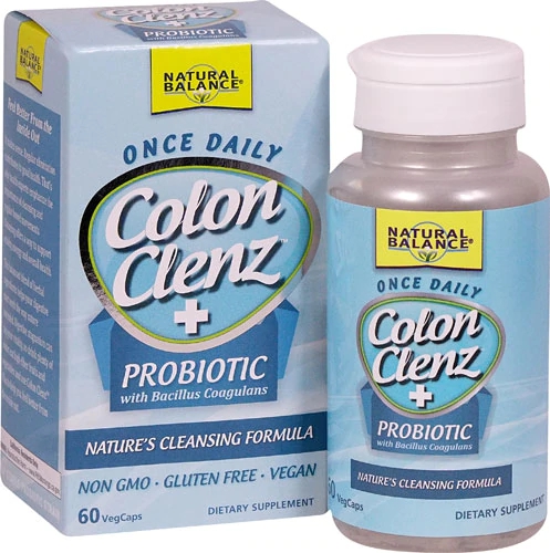 Natural Balance Colon Clenz Plus 60 Cápsulas Vegetais - Limpeza Intestinal e Bem-Estar