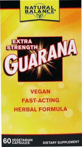 Natural Balance Extra Strength Guarana -- 60 Vegetarian Capsules