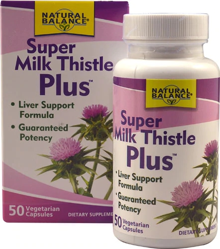 Natural Balance Super Milk Thistle Plus™ - 50 Cápsulas Vegetarianas para Saúde Hepática