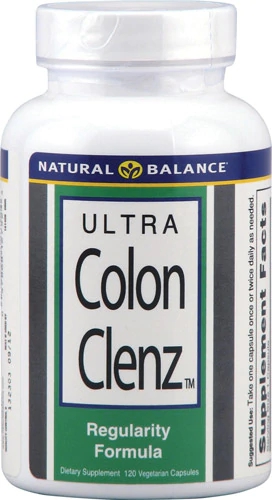 Natural Balance Ultra Colon Clenz 120 Cápsulas Vegetarianas - Limpeza Intestinal