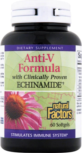 Natural Factors Anti-V Formula 60 Softgels - Suporte Imunológico Completo