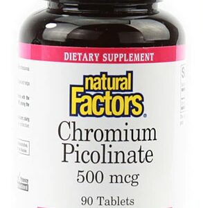 Comprar natural factors chromium picolinate -- 500 mcg - 90 tablets preço no brasil chromium chromium picolinate minerals suplementos em oferta vitamins & supplements suplemento importado loja 17 online promoção -