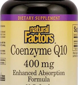 Comprar natural factors coenzyme q10 -- 400 mg - 60 softgels preço no brasil coq10 suporte ao coração tópicos de saúde suplemento importado loja 21 online promoção -