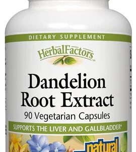 Extrato de Raiz de Dente de Leão Natural Factors 425mg - 90 Cápsulas Vegetarianas