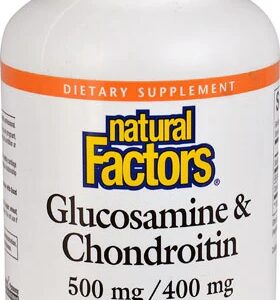 Natural Factors Glucosamina e Condroitina - 120 Cápsulas para Saúde das Articulações