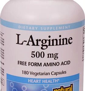 Natural Factors L-Arginina 1000mg - 180 Cápsulas Vegetarianas