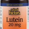 Comprar natural factors lutein -- 20 mg - 120 softgels preço no brasil eye health eye, ear, nasal & oral care lutein suplementos em oferta vitamins & supplements suplemento importado loja 1 online promoção -