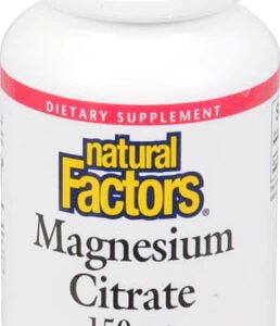 Natural Factors Magnésio Citrato 150mg - 90 Cápsulas - Bem-Estar Essencial