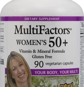 Natural Factors MultiFactors Womens 50 Plus Formula - 90 Cápsulas Vegetarianas