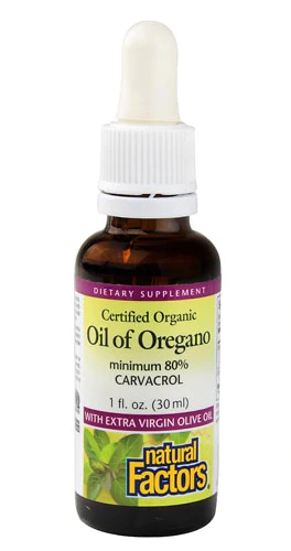 Natural Factors Organic Oil of Oregano -- 1 fl oz