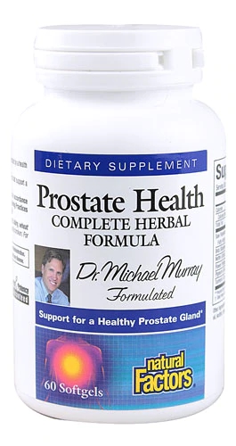 Natural Factors Prostate Health 60 Softgels - Saúde da Próstata