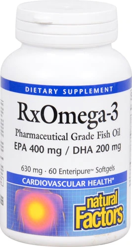 Natural Factors RxOmega-3 Factors™ 60 Softgels - Ômega 3 Puro