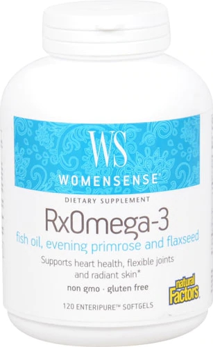 Natural Factors RxOmega-3 Factors 120 Cápsulas: Ômega 3 Premium para Saúde Cardiovascular e Bem-Estar