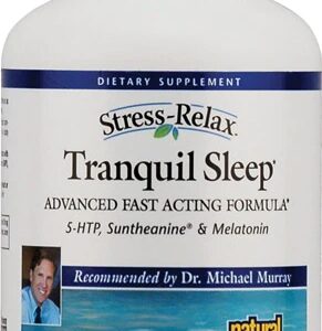 Natural Factors Stress-Relax Tranquil Sleep 60 Comprimidos Mastigáveis - Sono Reparador