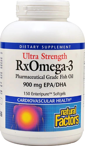 Natural Factors Ultra Strength RxOmega-3 Factors™ -- 900 mg - 150 Softgels