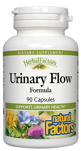 Natural Factors Urinary Flow Formula 90 Cápsulas - Suporte ao Trato Urinário
