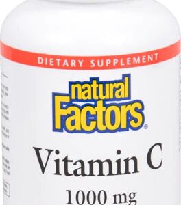 Natural Factors Vitamina C 1000mg com Bioflavonoides e Rosa Mosqueta - 90 Comprimidos