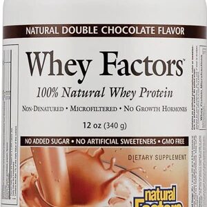 Whey Protein Isolado Duplo Chocolate Natural Factors - 340g