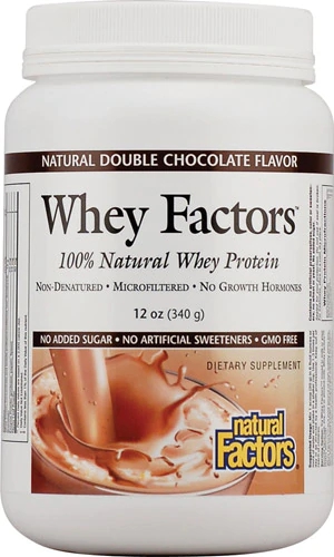 Whey Protein Isolado Duplo Chocolate Natural Factors - 340g