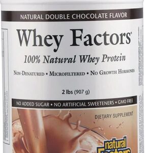 Whey Protein Isolado e Concentrado Duplo Chocolate Natural Factors 900g
