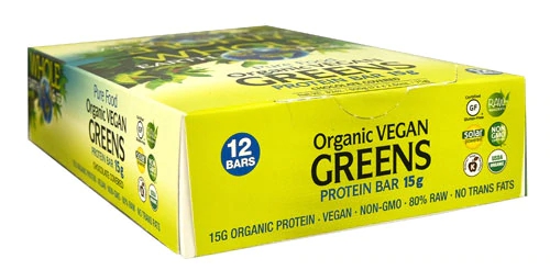 Barra de Proteína Vegana Orgânica Natural Factors Whole Earth & Sea Chocolate 15g - 12 Barras