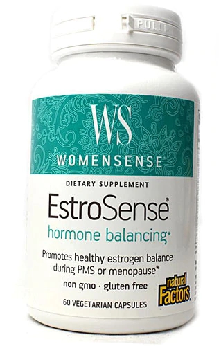 Natural Factors WomenSense EstroSense 60 Cápsulas Vegetarianas - Equilíbrio Hormonal