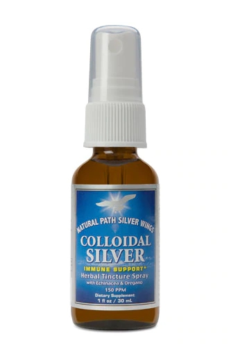 Natural Path Silver Wings Prata Coloidal em Spray com Equinácea 30ml - 150 ppm