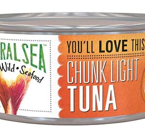 Natural Sea Yellow Fin Tuna Without Salt -- 6 oz