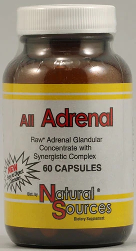 Natural Sources All Adrenal 60 Cápsulas: Suporte à Saúde Adrenal