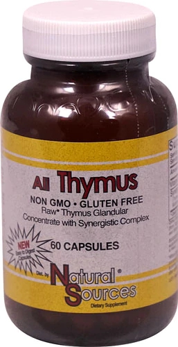 Natural Sources All Thymus - 60 Cápsulas: Imunidade e Bem-Estar Fortalecidos