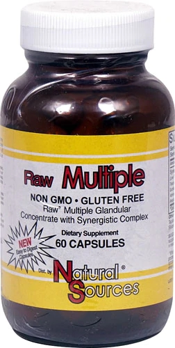 Natural Sources Raw Multiple - 60 Cápsulas: Nutrição Integral para o seu Bem-Estar