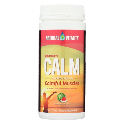 Natural Vitality Calm Specifics Sabor Melancia - 170g para Músculos Calmos