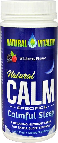 Natural Vitality Natural Calm® Specifics Calmful Sleep Sabor Wildberry - 113g