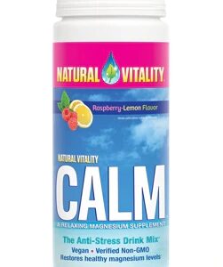 Magnésio Natural Calm Raspberry Lemon 227g - Suplemento para Relaxamento e Bem-Estar