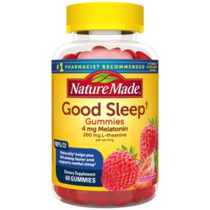 Nature Made Adult Gummies Bom Sono Sabor Morango - 60 Gomas