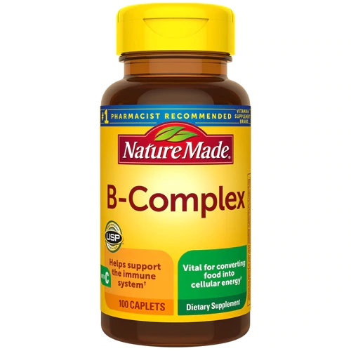 Nature Made B Complex 100 Caplets - Suporte Energético Essencial
