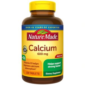 Comprar nature made calcium -- 600 mg - 220 tablets preço no brasil calcium calcium & vitamin d minerals suplementos em oferta vitamins & supplements suplemento importado loja 27 online promoção -